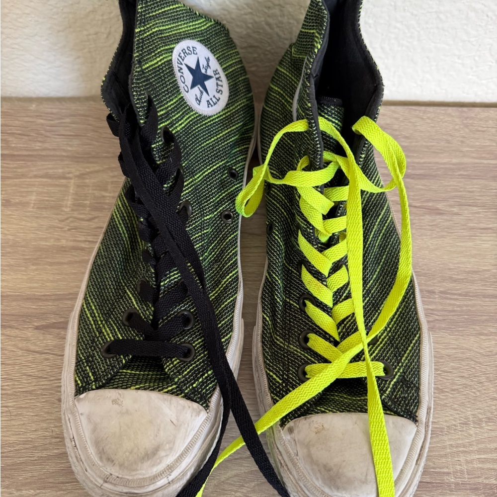 Converse Chuck Taylor All Star II 151086C Hi Volt Green Shoes Mens US Size 10